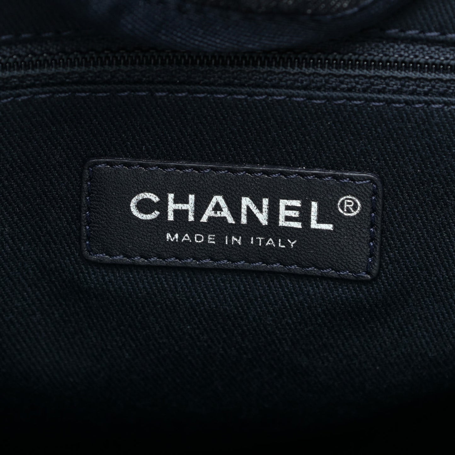 Denim Medium Deauville Tote Dark Blue