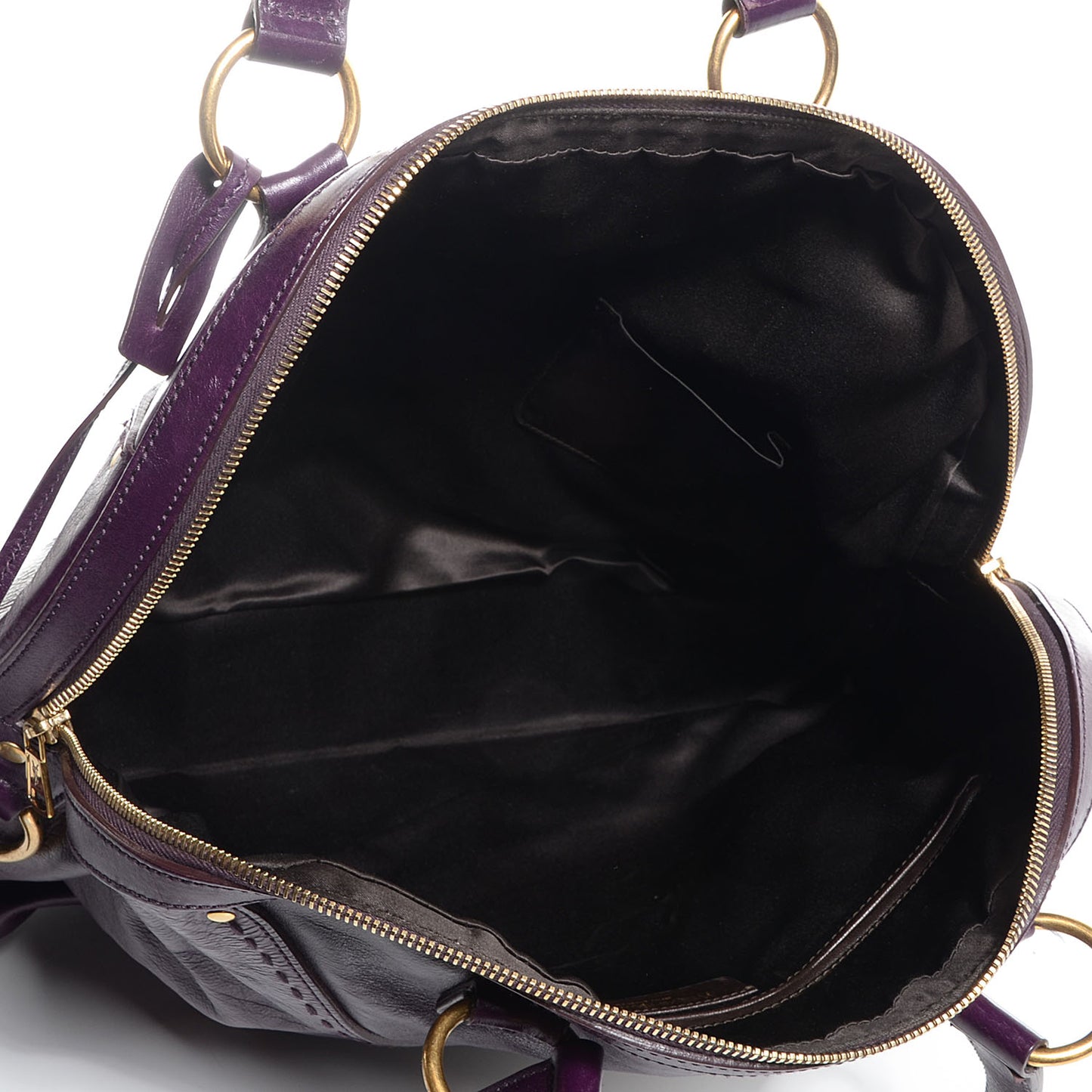 Leather Oversized Muse Purple