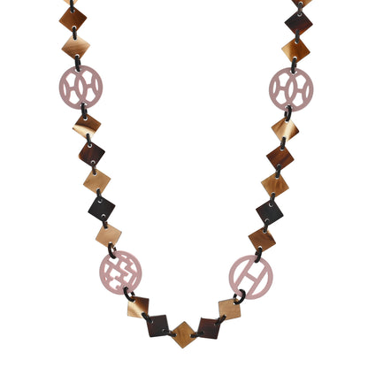 Hermes Buffalo Horn Lacquer Lena Necklace 1 of 4