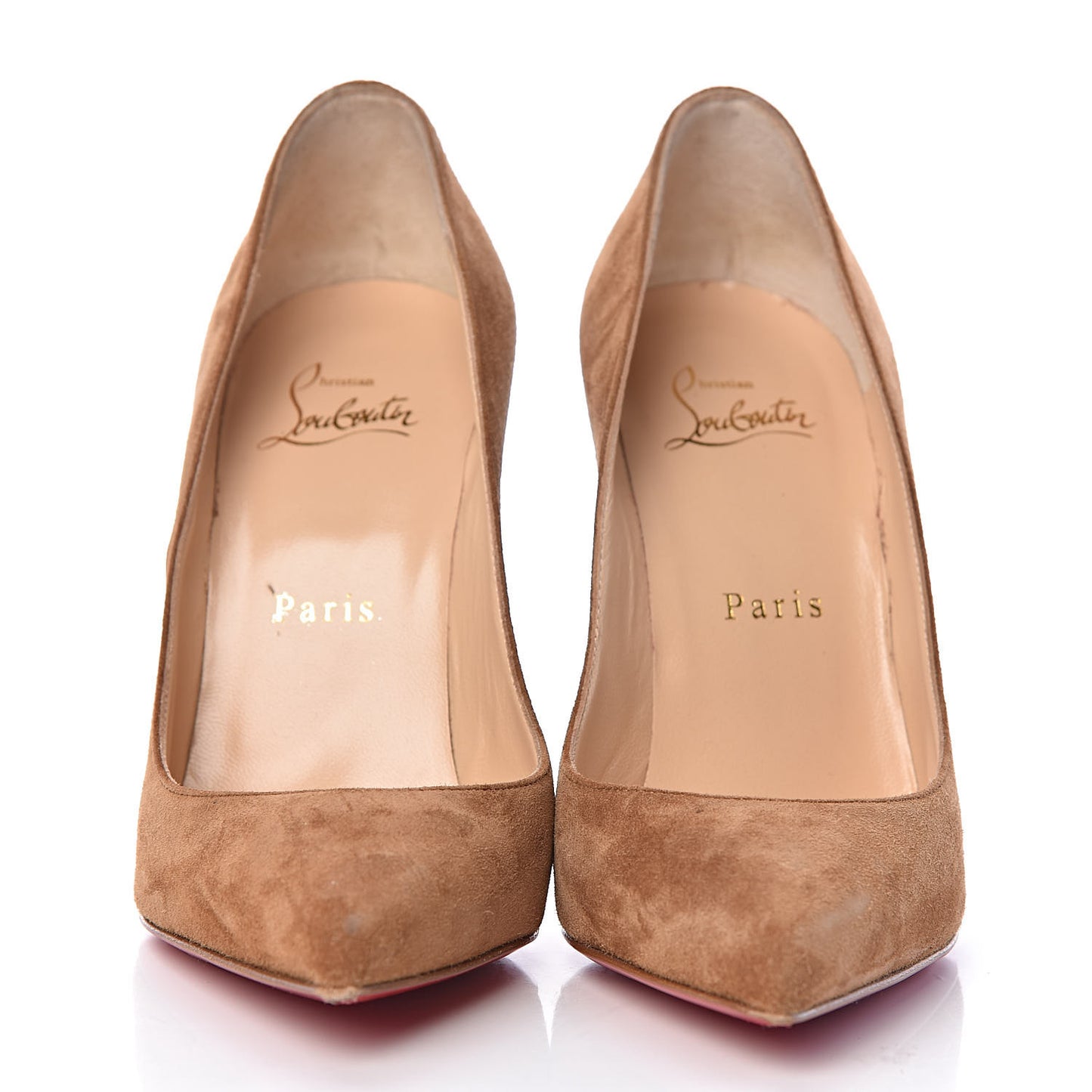 Veau Velours Pigalle Follies 100 Pumps 37 Macchiato