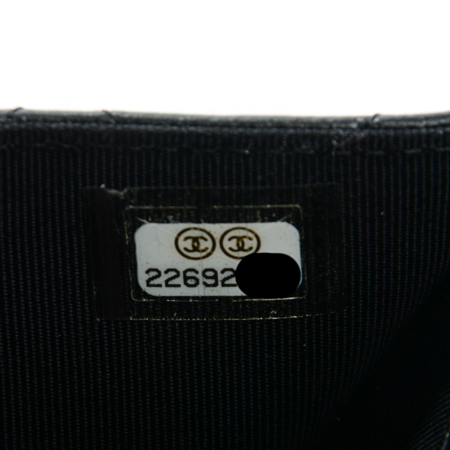 Chanel Lambskin Quilted Flap Card Holder Black 8 of 8