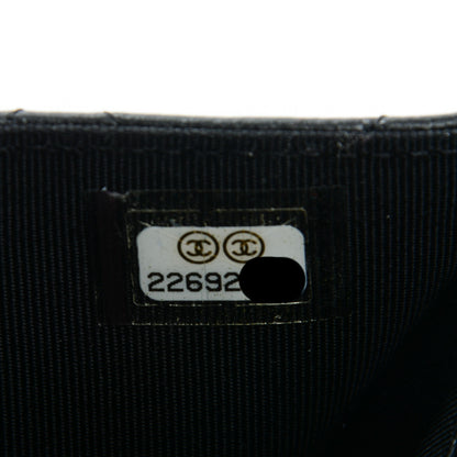 Chanel Lambskin Quilted Flap Card Holder Black 8 of 8