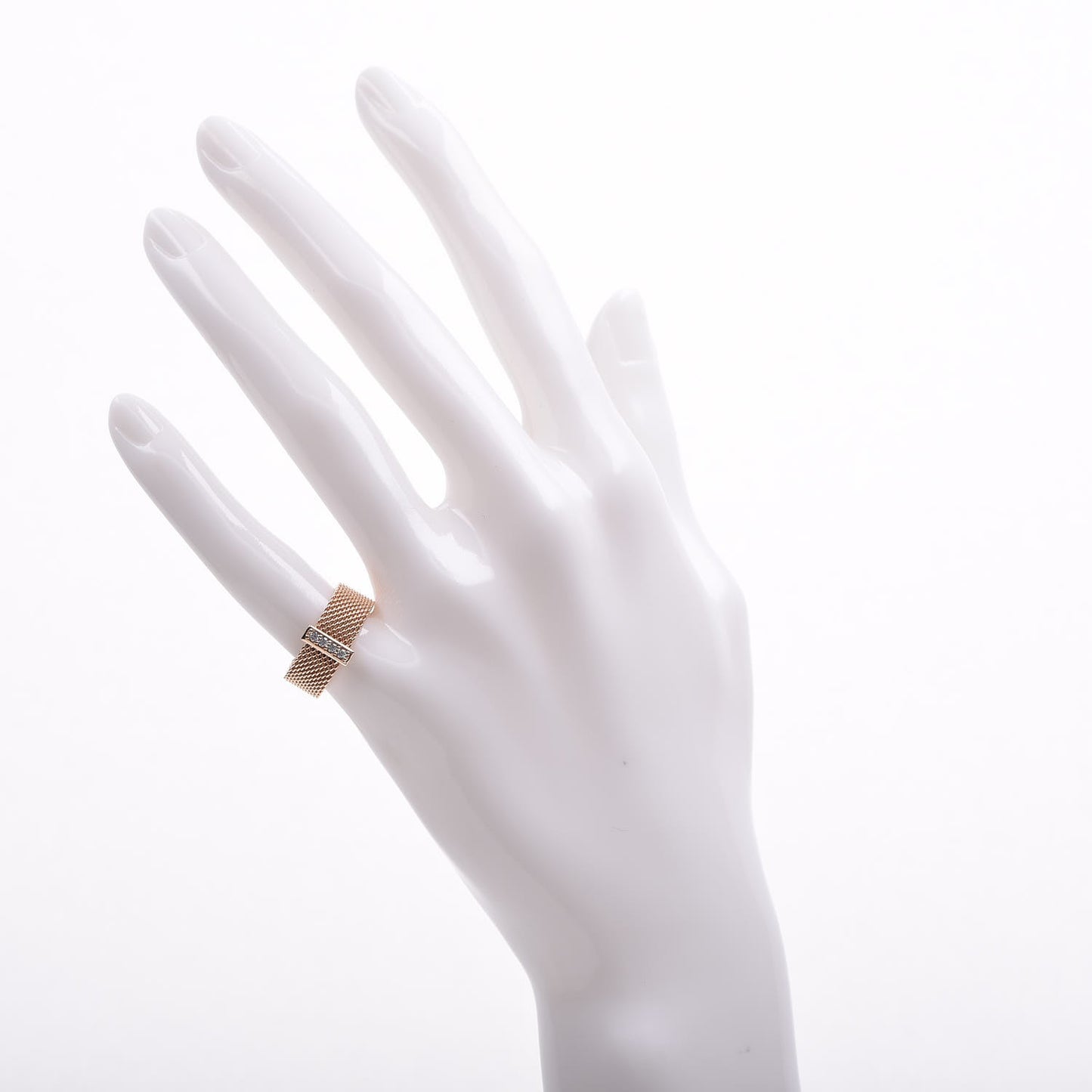 18K Rose Gold 4 Diamond Somerset Ring 48 4.25