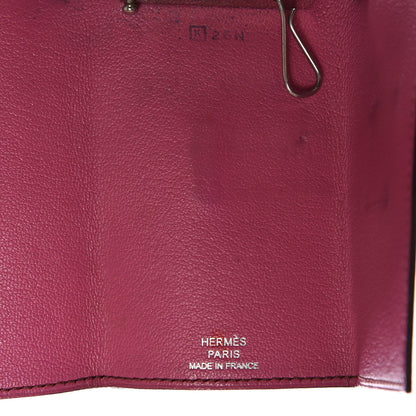 Hermes Ostrich Bearn Multicles 4 Key Holder 7 of 14