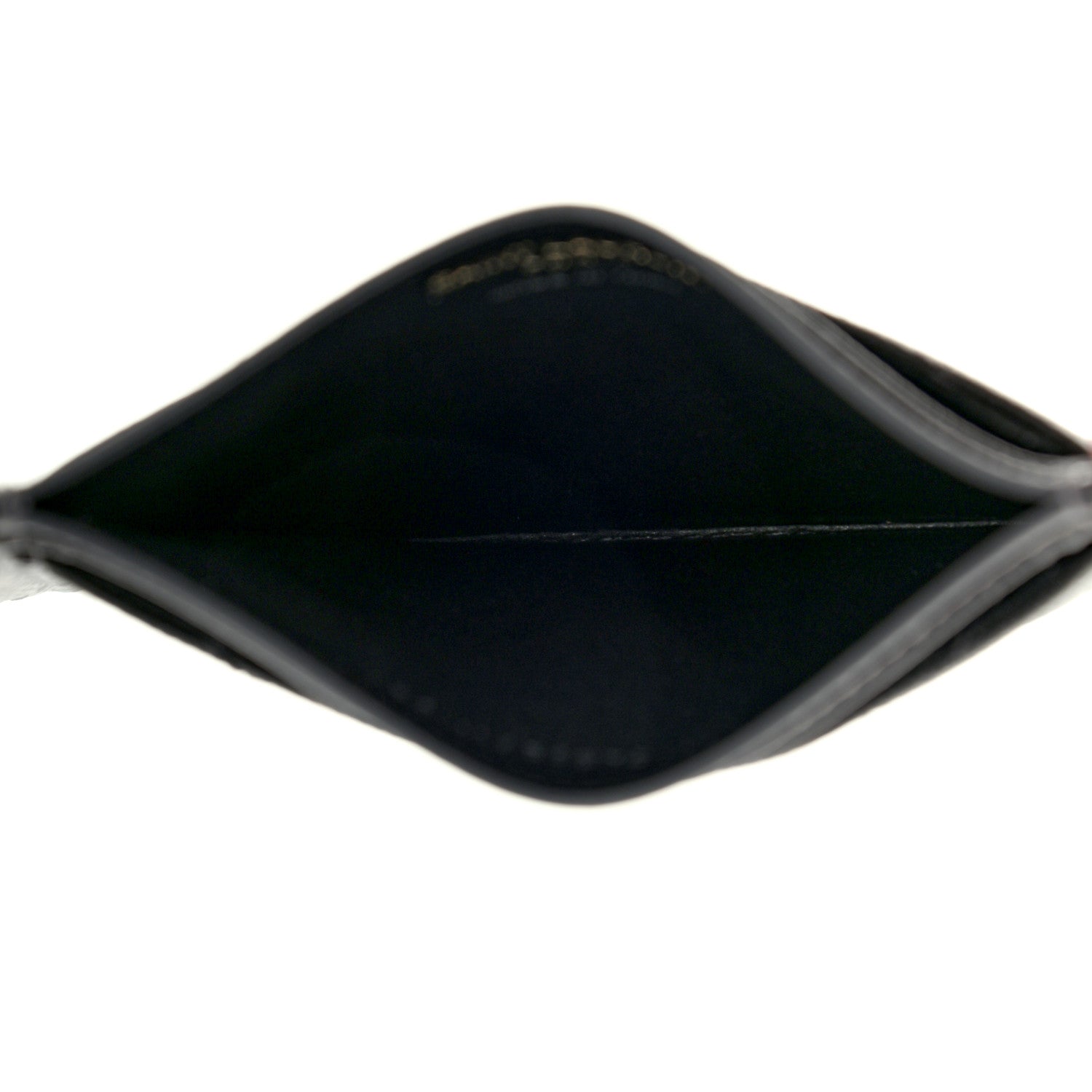 Saint Laurent Grain De Poudre Matelasse Chevron Monogram Credit Card Case Storm 5 of 7