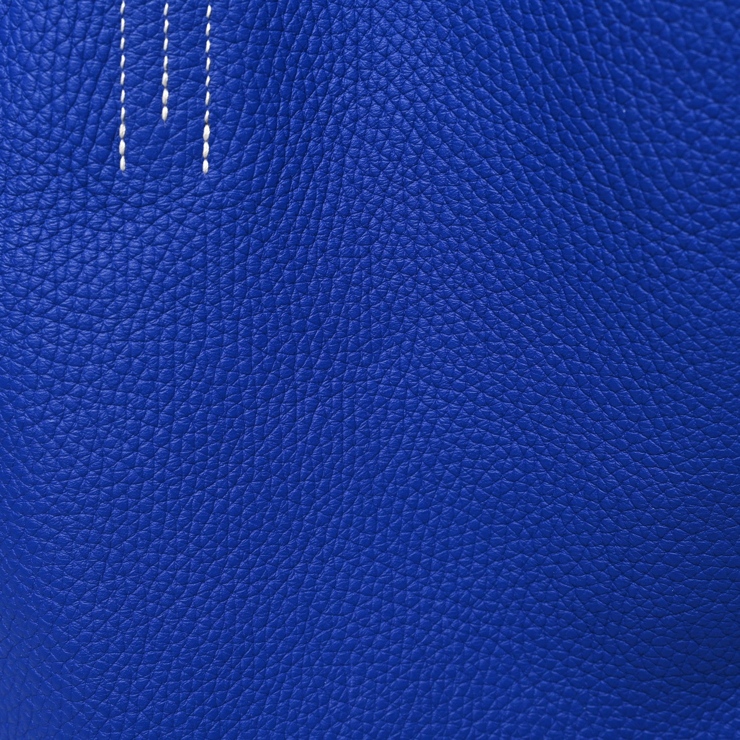 Hermes Taurillon Clemence Double Sens 36 Reversible Tote Graphite Bleu Electrique 10 of 16