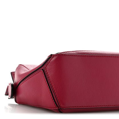 Loewe Calfskin Mini Puzzle Bag Raspberry 9 of 13