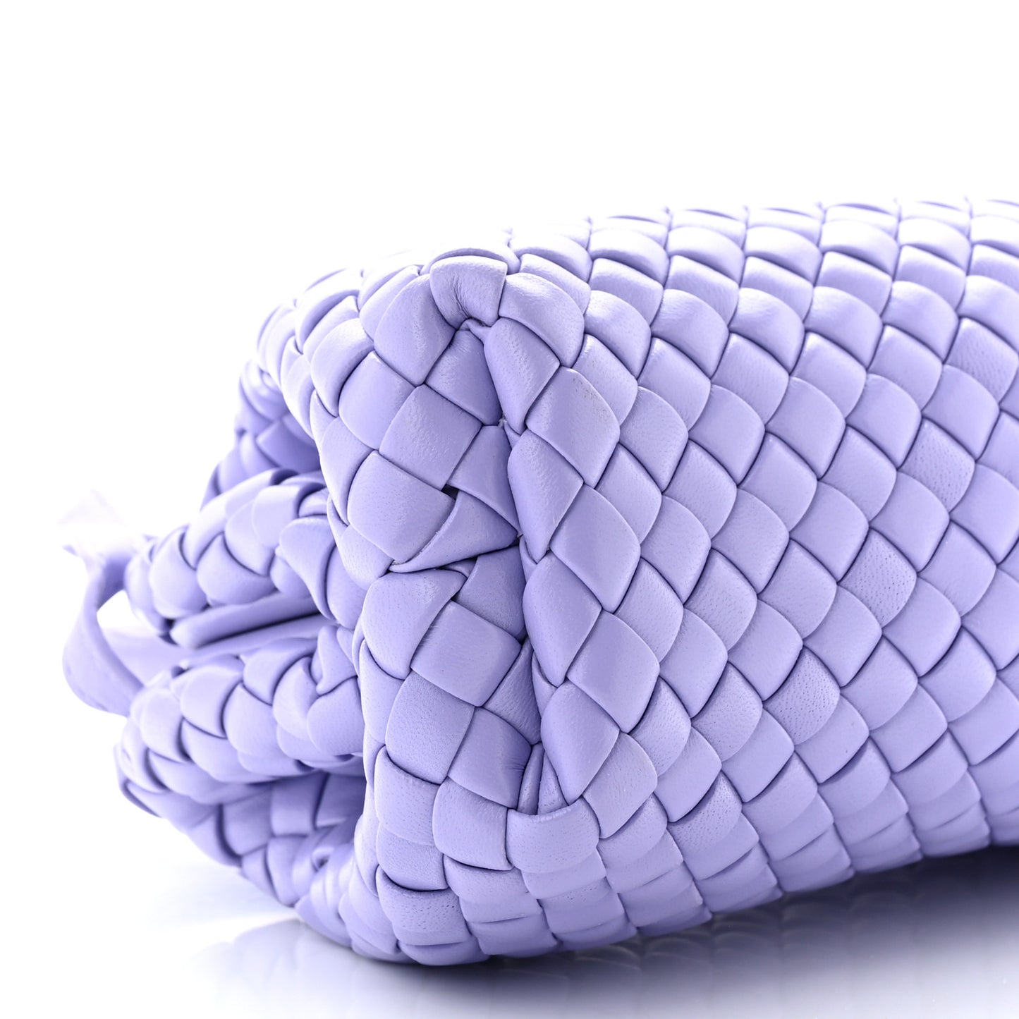 Nappa Intreccio Mini Padded Handle Bag Wisteria