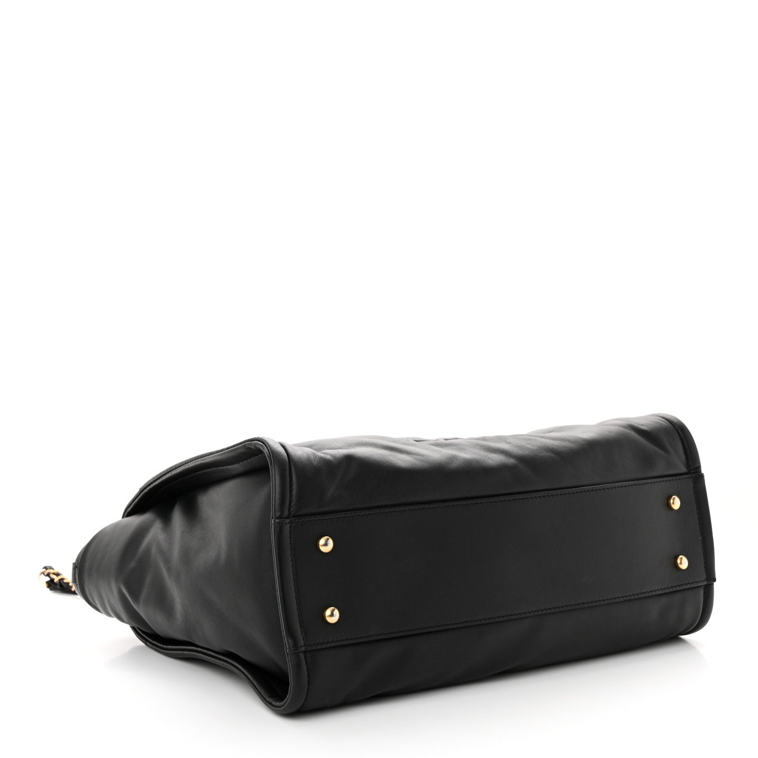 Chanel Calfskin Small Deauville Tote Black 5 of 14