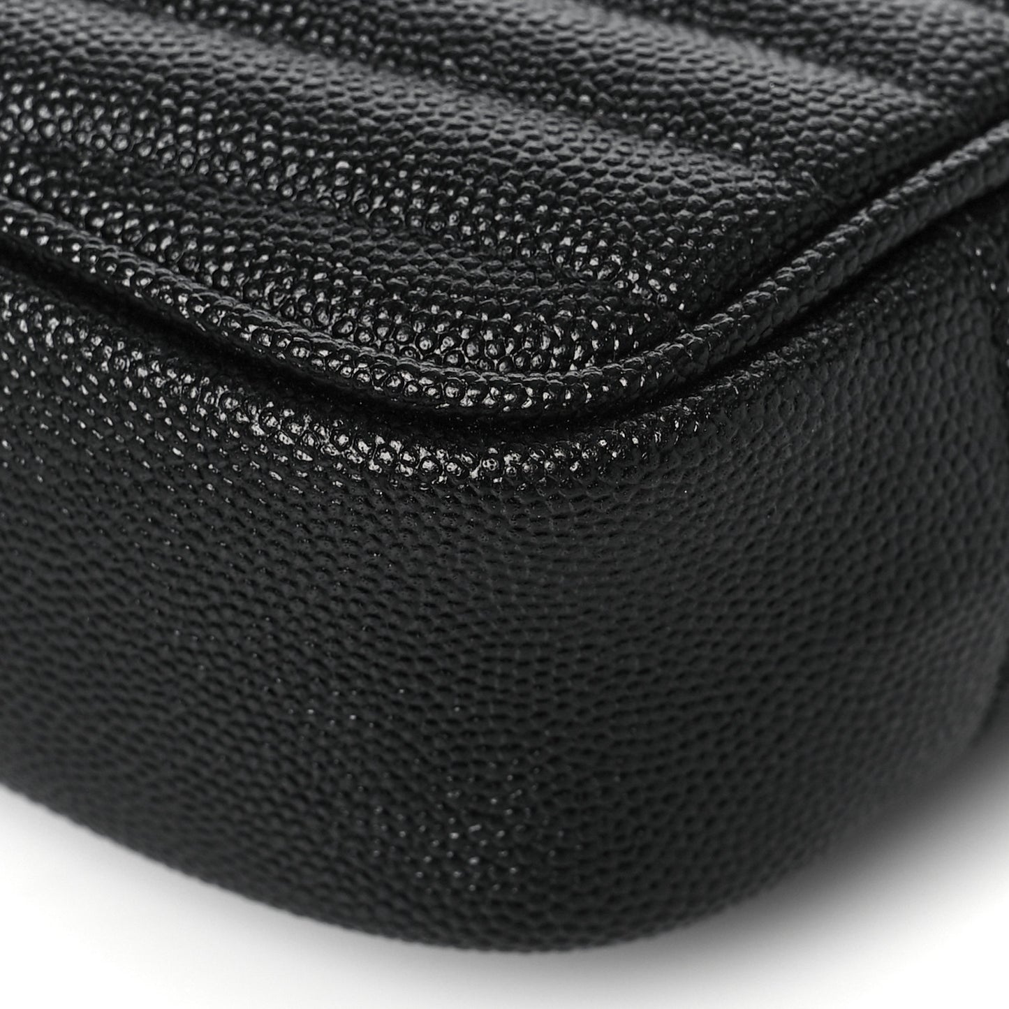 Grain De Poudre Matelasse Monogram Mini Lou Camera Bag Black