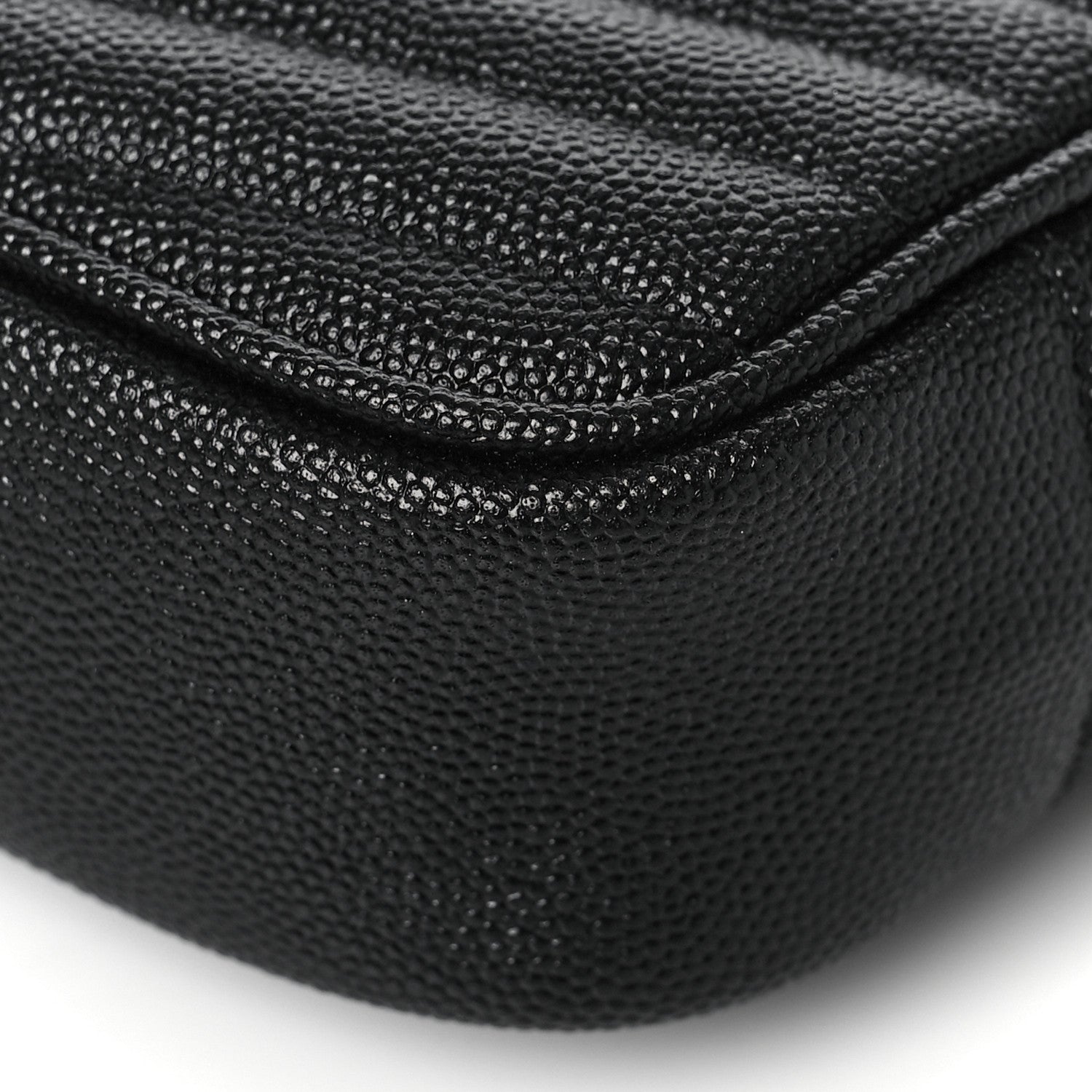 Saint Laurent Grain De Poudre Matelasse Monogram Mini Lou Camera Bag Black 10 of 10