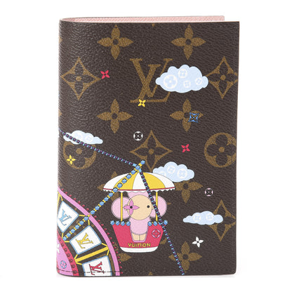 Louis Vuitton Monogram 2020 Christmas Animation Big Wheel Passport Cover Rose Ballerine 1 of 5