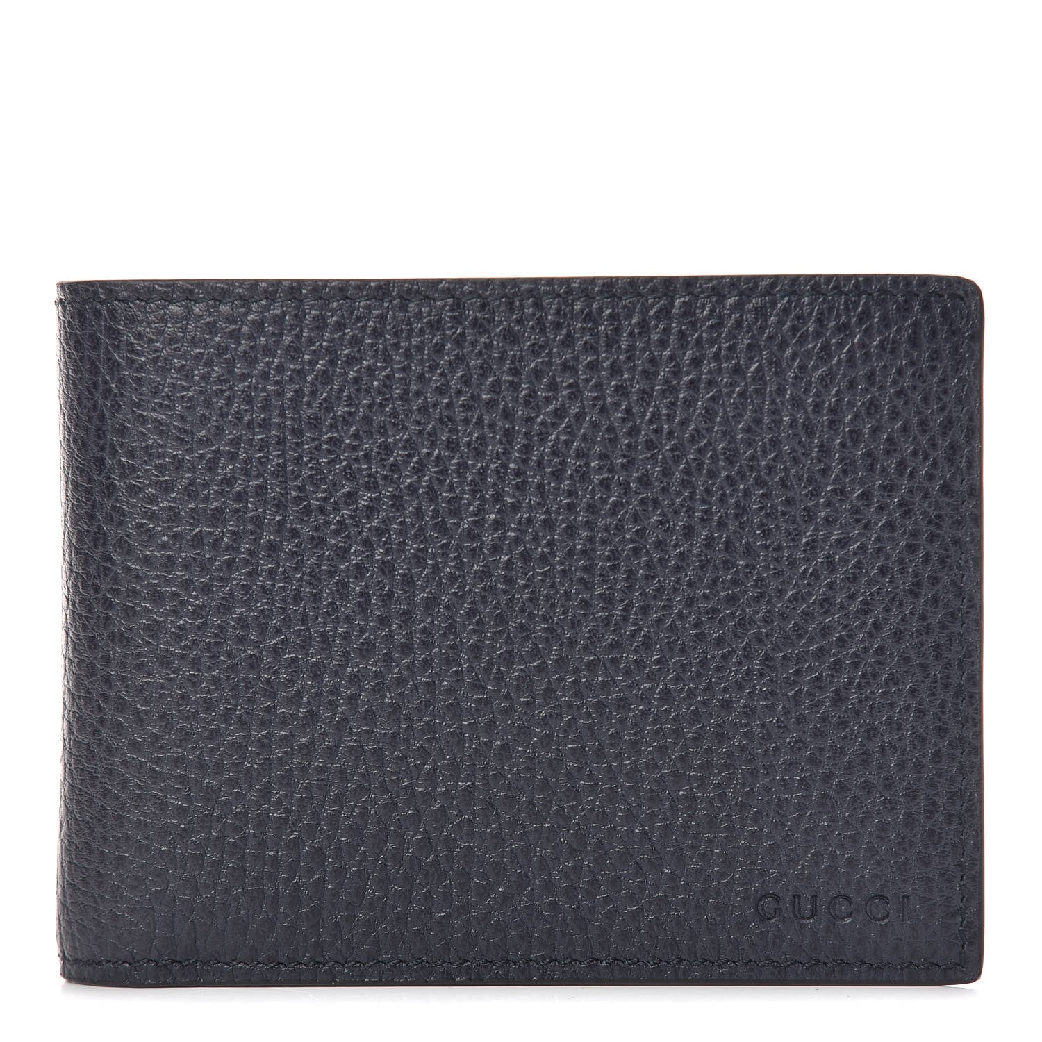 Gucci Calfskin Bi-Fold Wallet Dark Blue 1 of 9