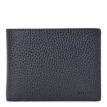 Gucci Calfskin Bi-Fold Wallet Dark Blue 1 of 9