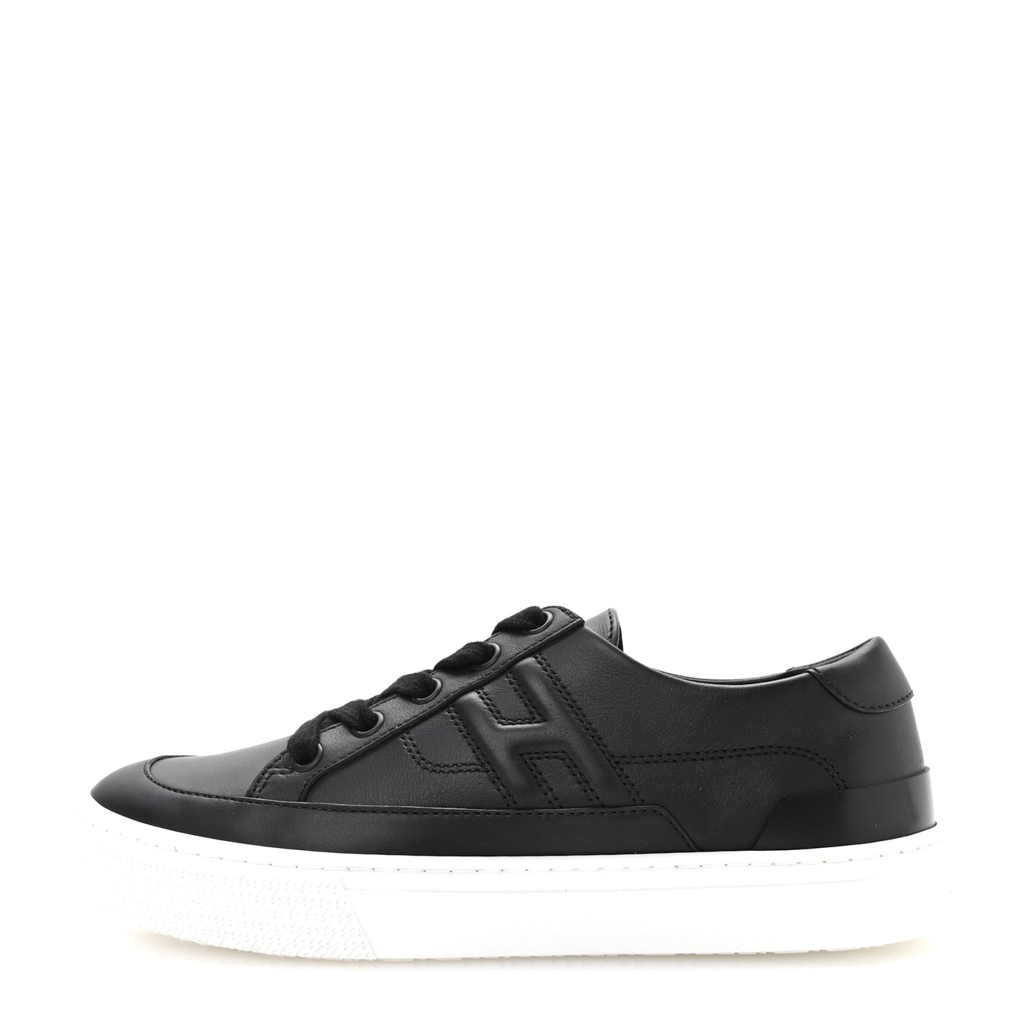 Calfskin Deep Sneakers 36 Black