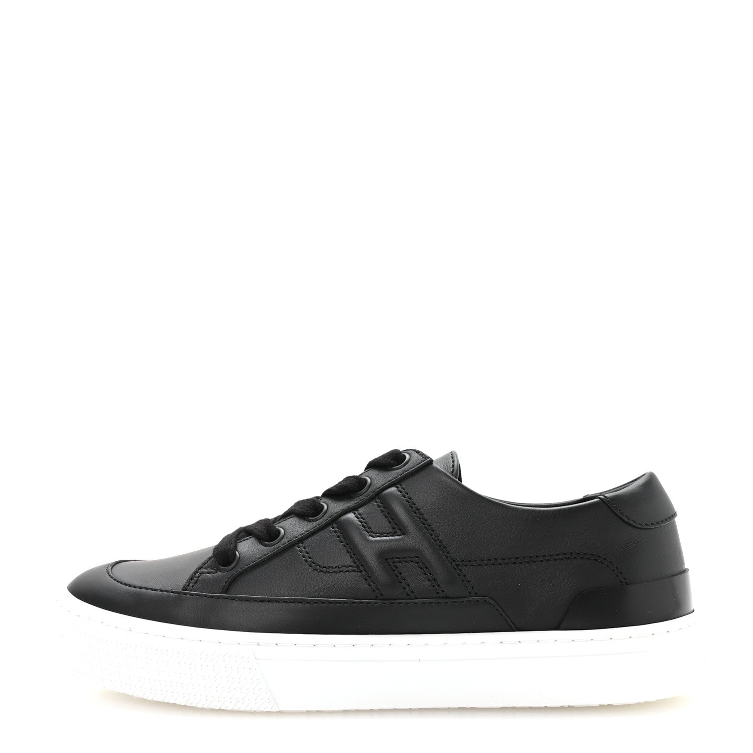 Hermes Calfskin Deep Sneakers 36 Black 1 of 8