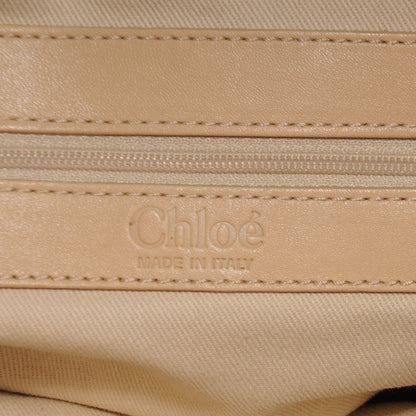 Chloe Python Silverado Shoulder Bag Beige 6 of 7