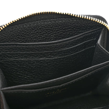 Louis Vuitton Empreinte Monogram Giant Zippy Coin Purse Black Beige 8 of 9