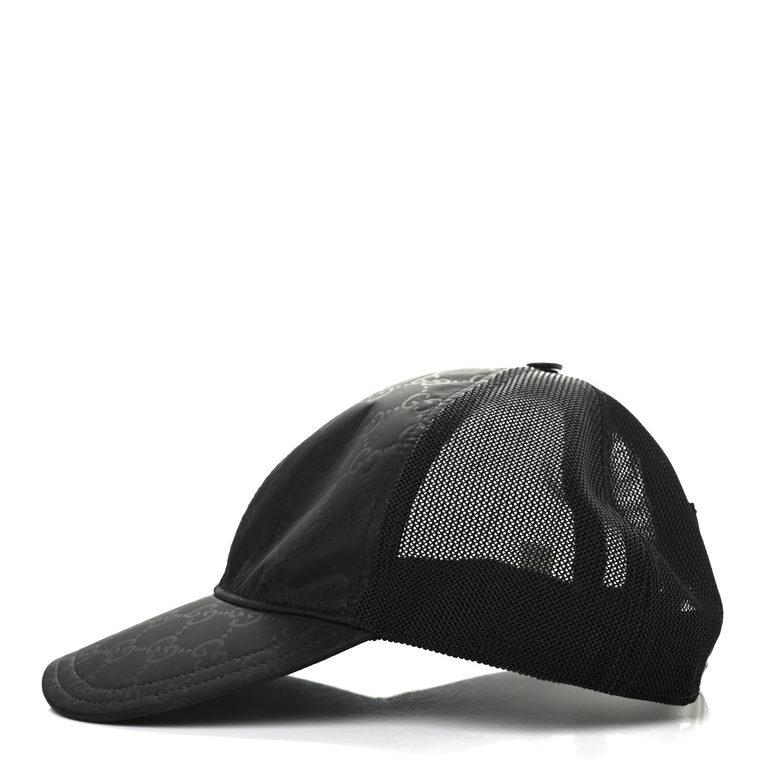 Gucci Nylon Monogram Baseball Hat L Black 4 of 9