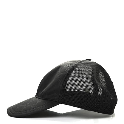 Gucci Nylon Monogram Baseball Hat L Black 4 of 9