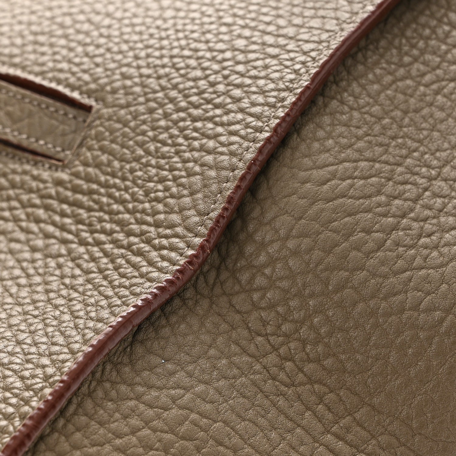 Celine Bullhide Calfskin Small Ring Bag Souris 14 of 17