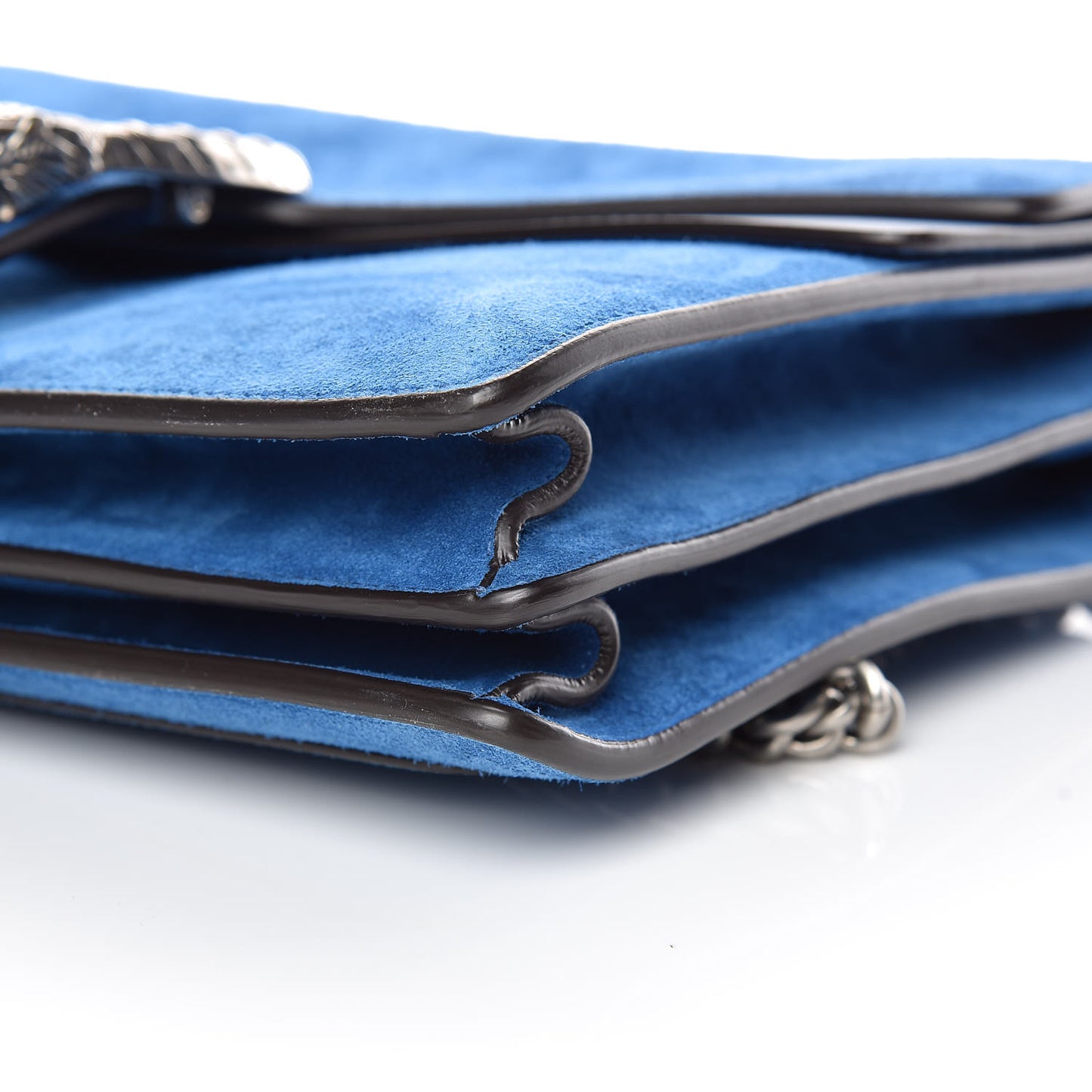 Suede Medium Dionysus Shoulder Bag Blue