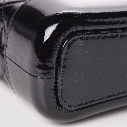 Chanel Patent Goatskin Quilted Small Gabrielle Hobo Black 8 of 10