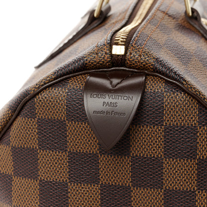 Louis Vuitton Damier Ebene Speedy 30 8 of 11
