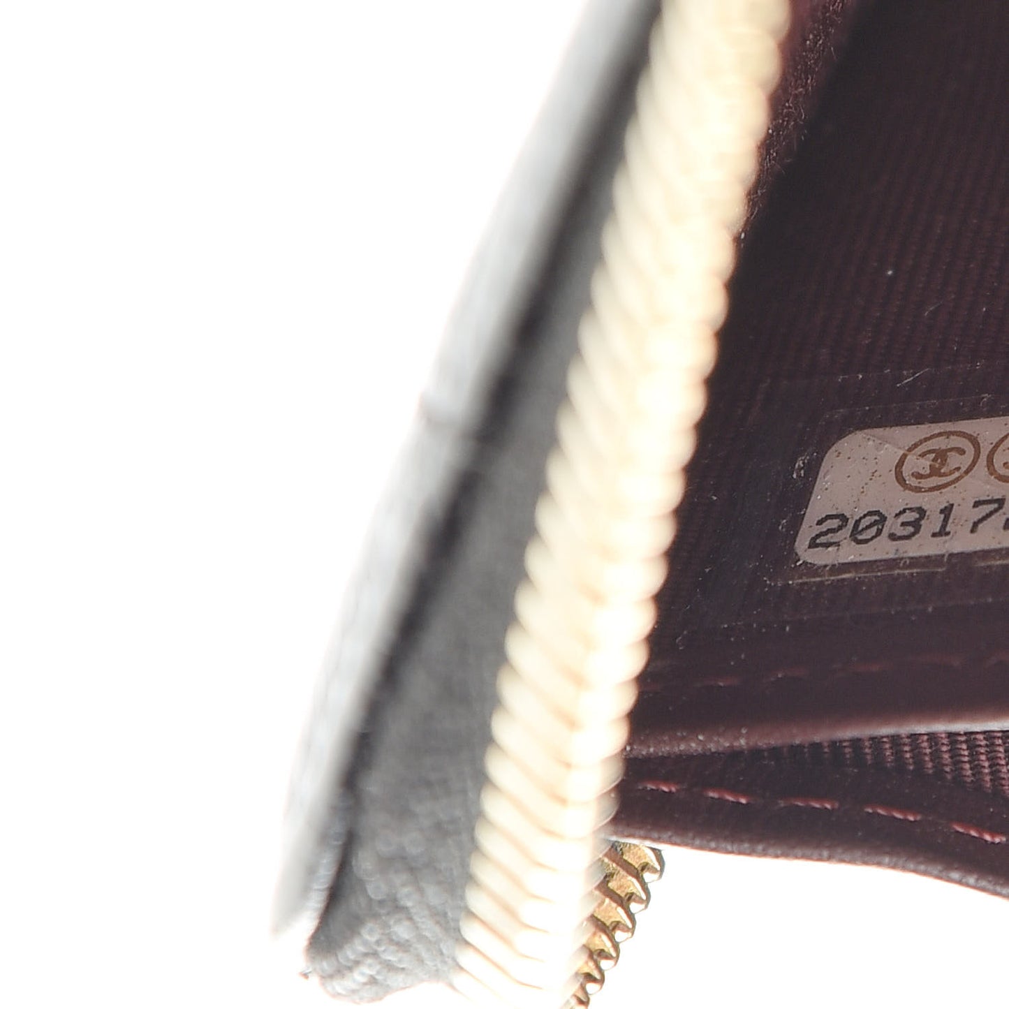 Caviar Quilted Large Gusset Zip Around Wallet Black
