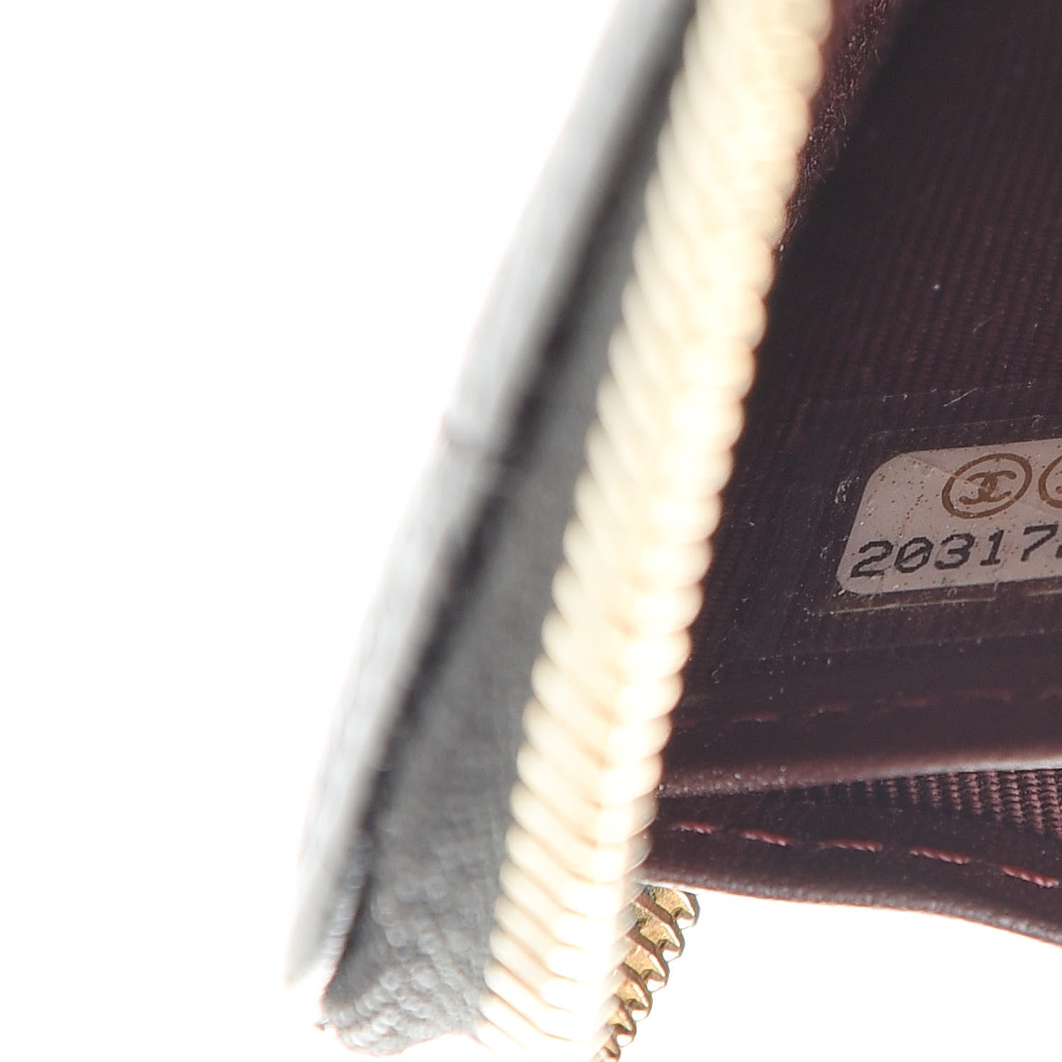 Chanel Caviar Quilted Large Gusset Zip Around Wallet Black 8 of 12