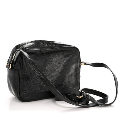 Gucci Soft Patent Small Soho Disco Bag Black 3 of 13