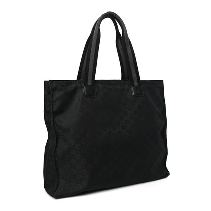 Gucci Nylon Monogram Tote Black 3 of 11