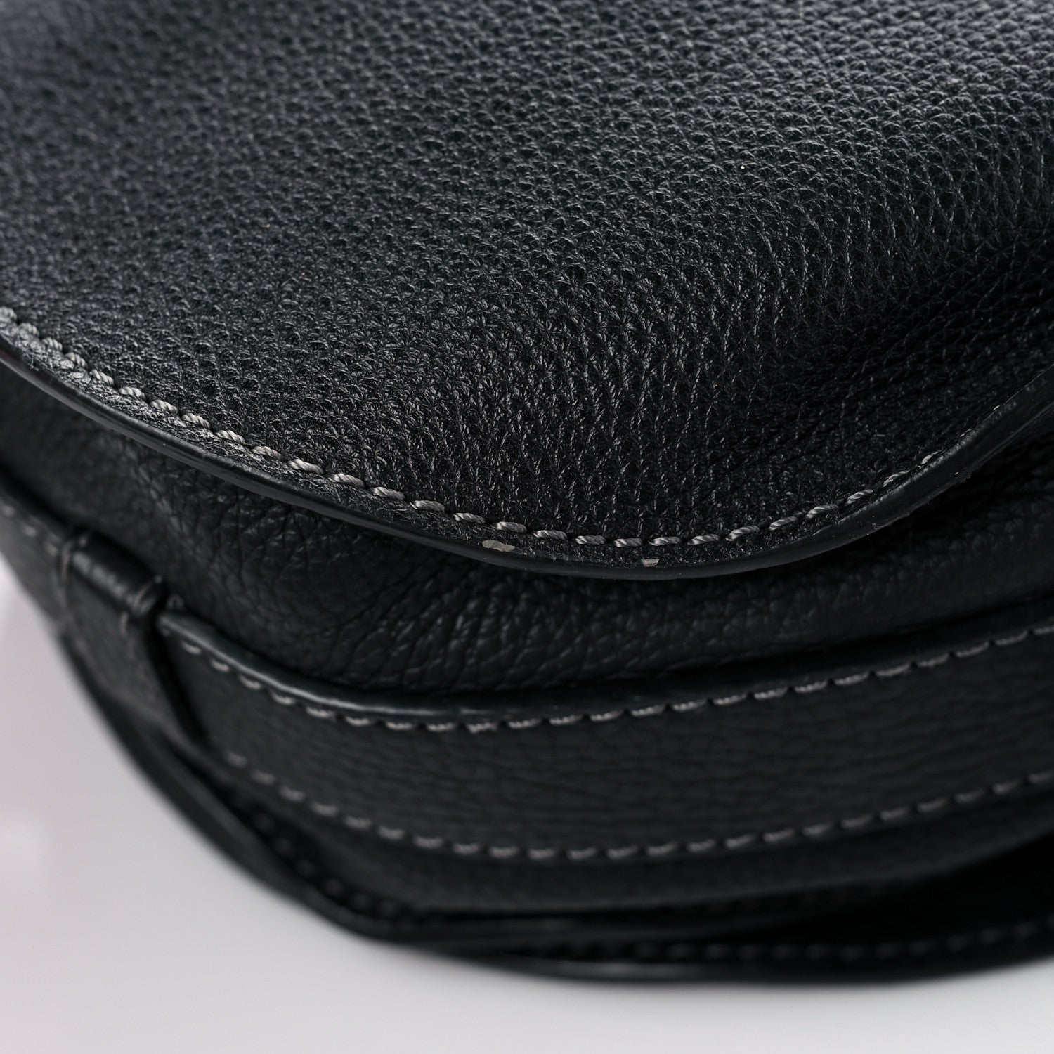 Chloe Calfskin Medium Marcie Round Crossbody Bag Black 13 of 19