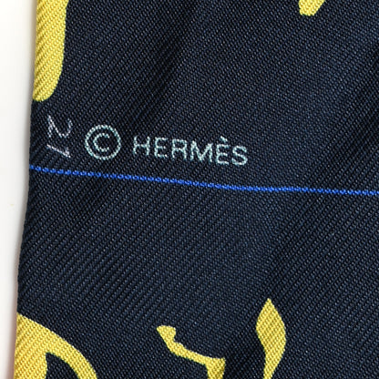 Hermes Silk Parade CG Twilly Caban Jaune Vif Rouge 4 of 4