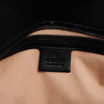 Gucci Calfskin Matelasse Medium GG Marmont Shoulder Bag Black 6 of 7