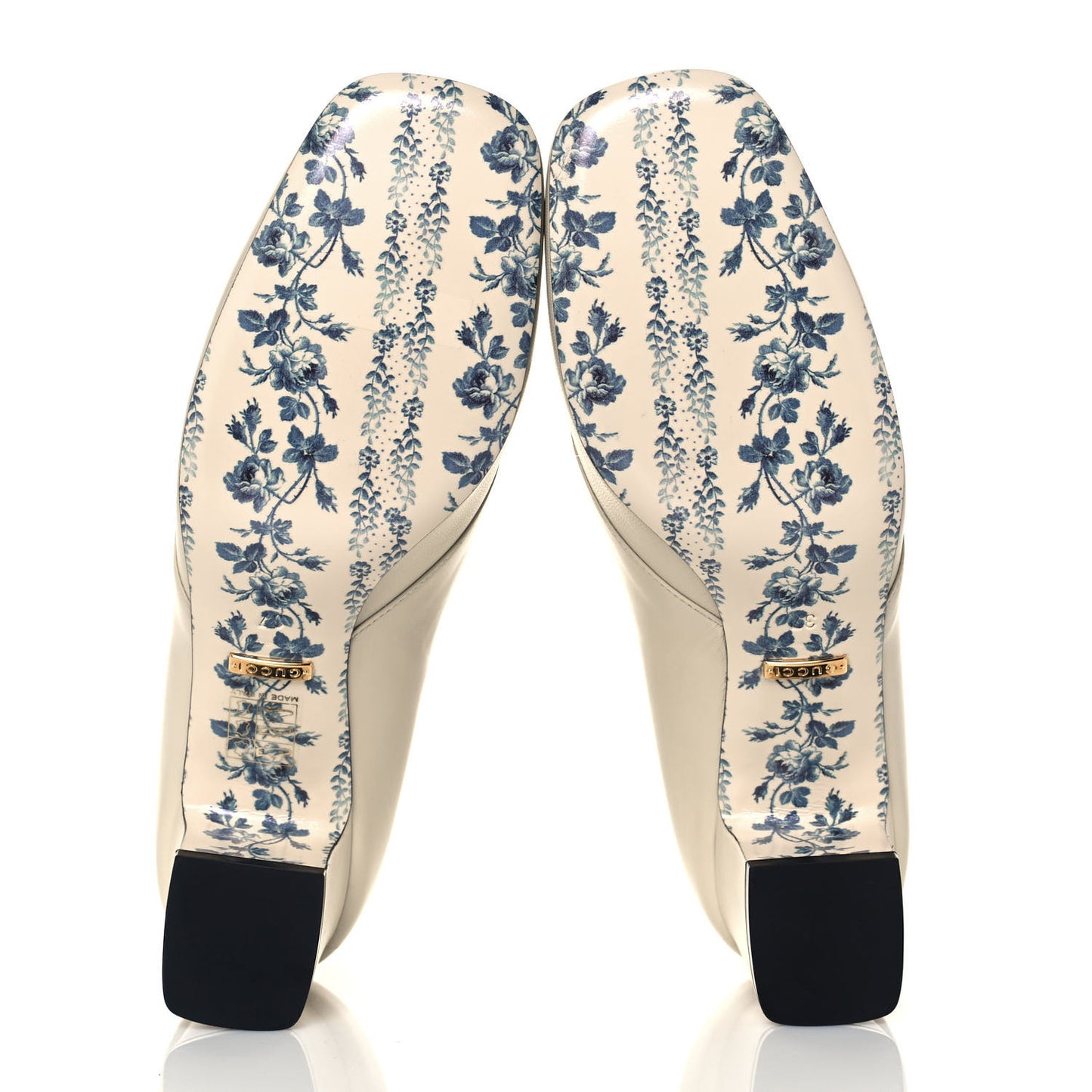 Malaga Kid GG Victoire 55mm Loafer Pumps 37 Vintage White
