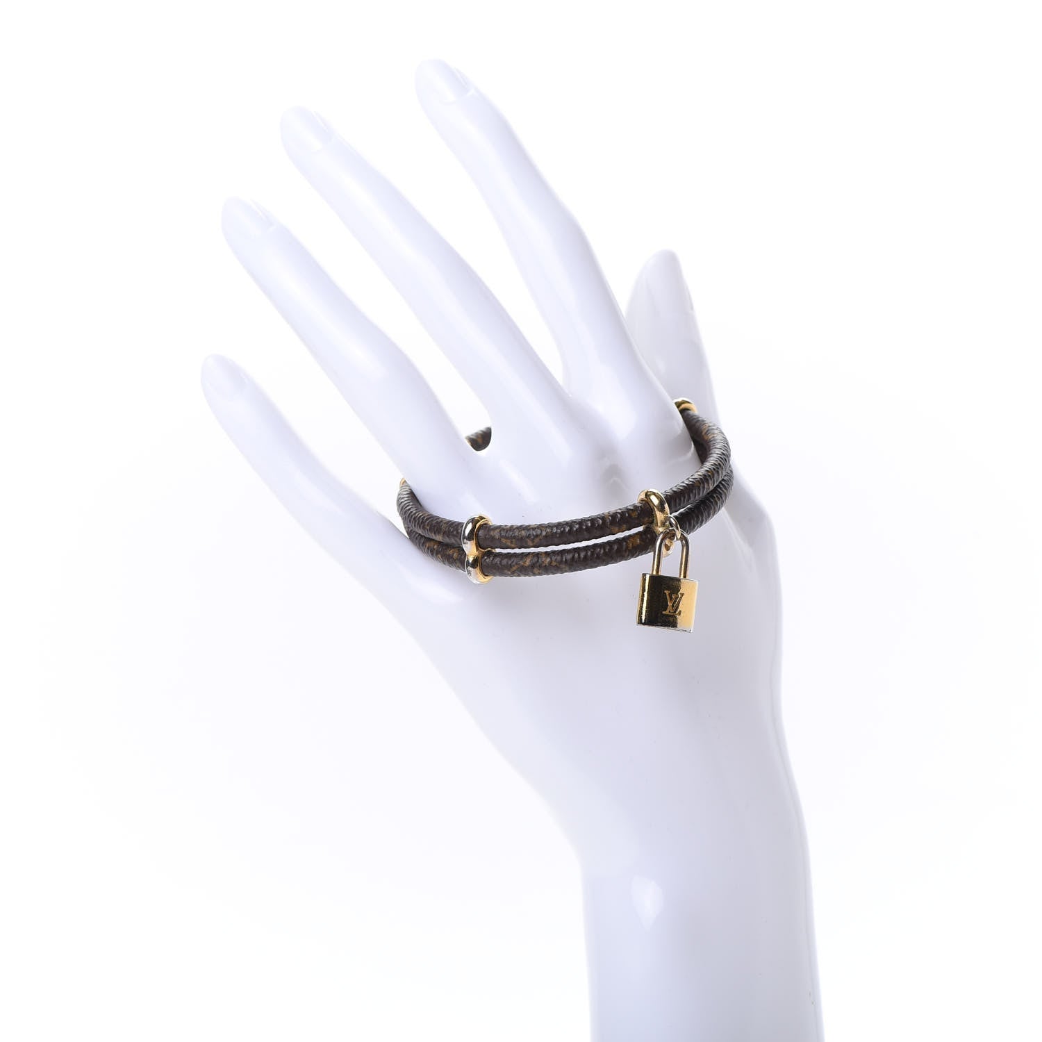 Louis Vuitton Monogram Keep It Twice Bracelet 19 2 of 7
