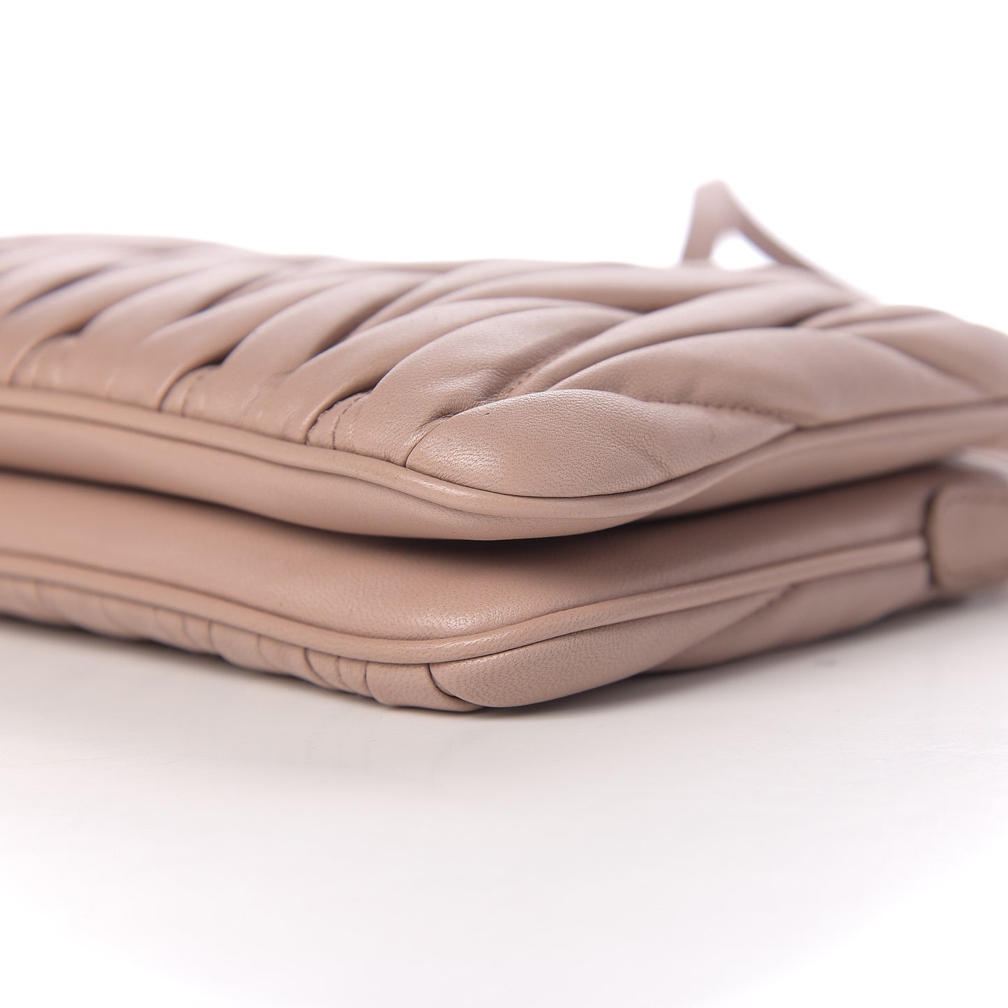 Nappa Matelasse Double Zip Crossbody Cammeo