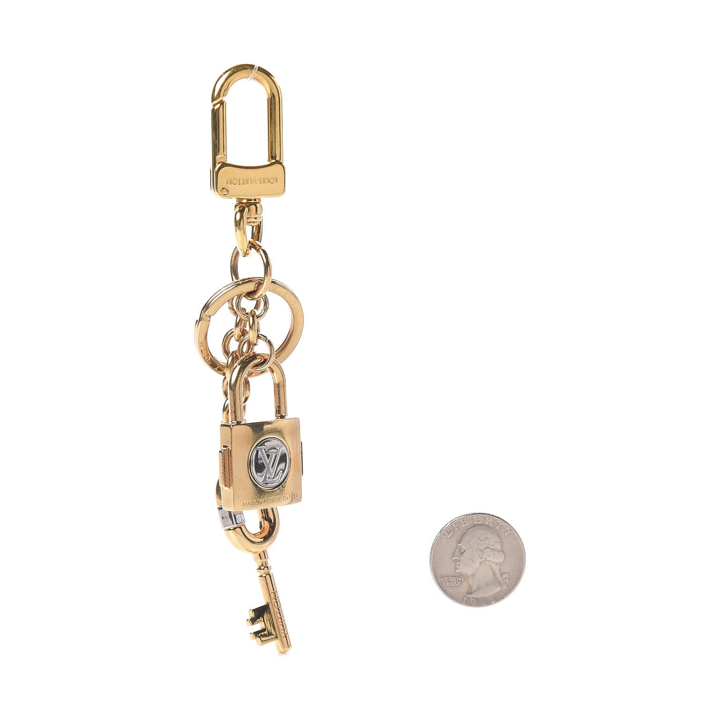 Lock Bag Charm Key Holder