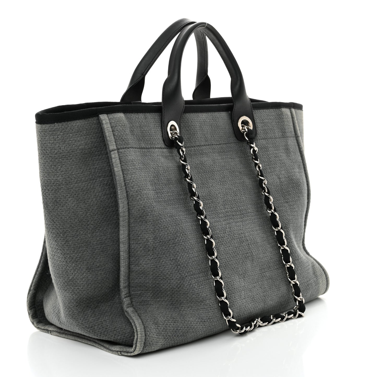 Canvas Medium Deauville Tote Grey
