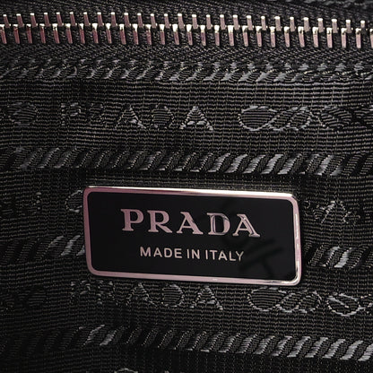 Prada Terry Cloth Tote Bag Petalo Black 6 of 8
