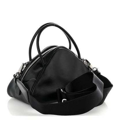 Prada Grace Lux Triangle Top Handle Shoulder Bag Black 3 of 10