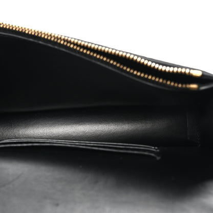 Versace Coated Canvas Virtus La Greca Signature Shoulder Bag Black Khaki 5 of 9
