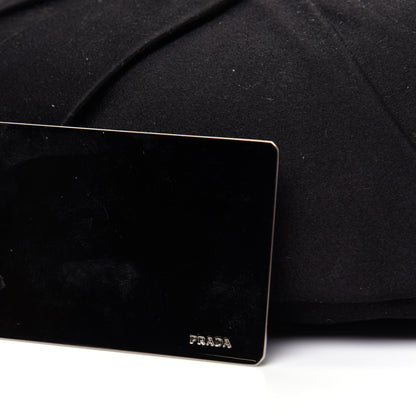 Prada Satin Stones Clutch Black 12 of 12