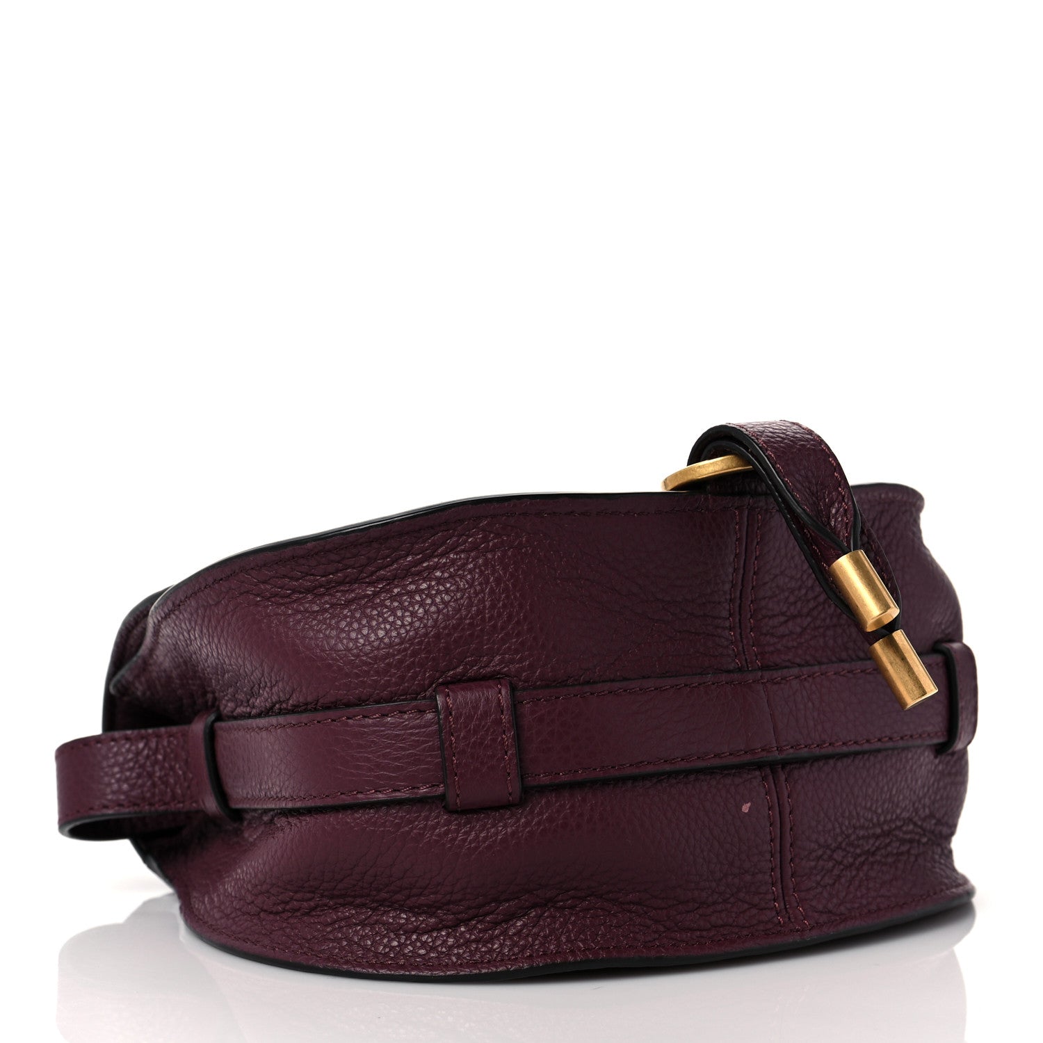 Chloe Calfskin Mini Marcie Round Crossbody Bag Intense Violine 3 of 9