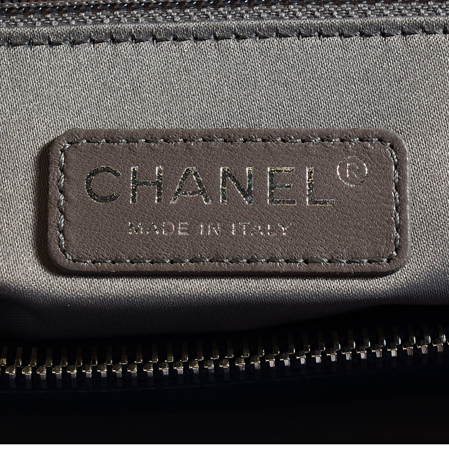Chanel Caviar Quilted Grand Shopping Tote GST Marine 6 of 8