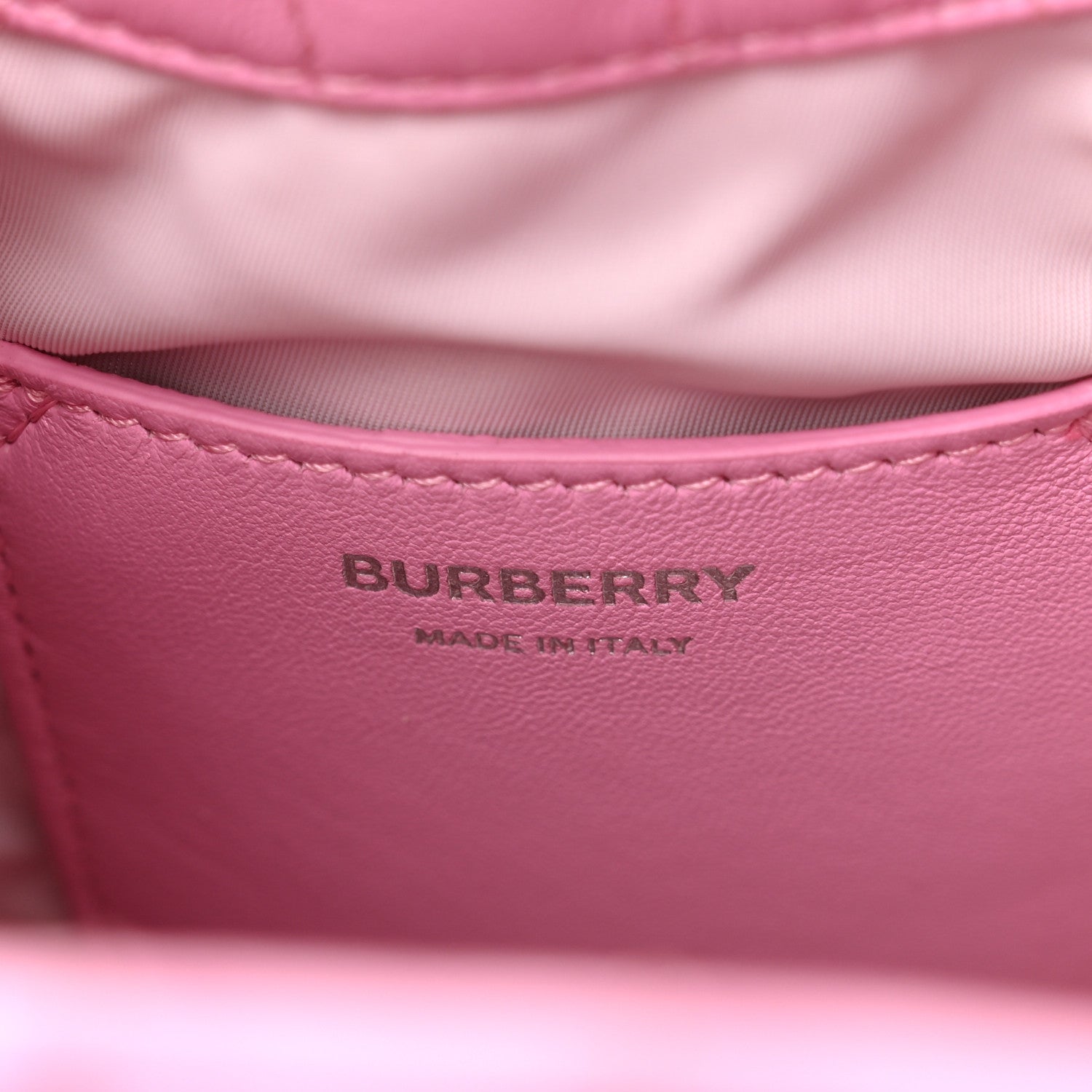 Burberry Lambskin Quilted Mini Lola Backpack Primrose Pink 6 of 10