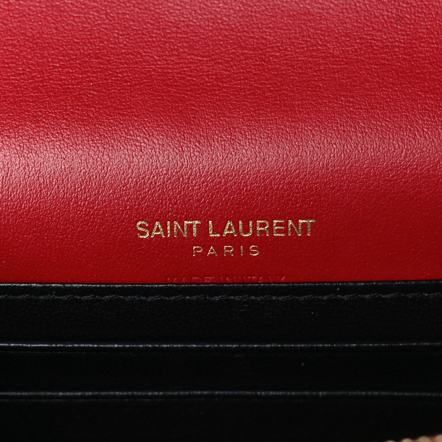 Saint Laurent Smooth Calfskin Monogram Kate Belt Bag Red 6 of 9