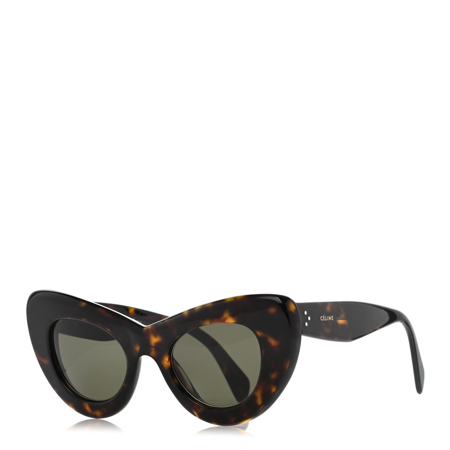Celine Papillon Cat Eye Sunglasses CL 41055/S Havana 1 of 6