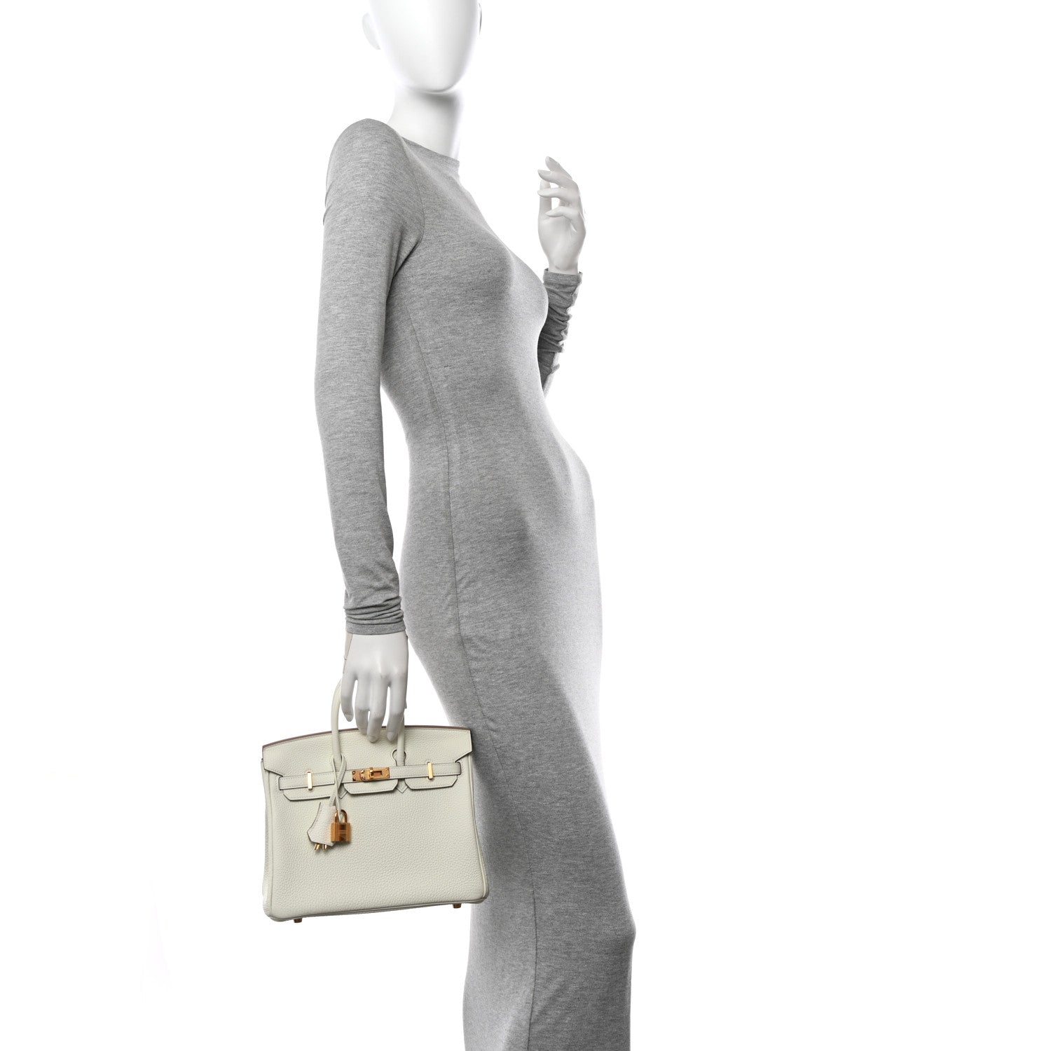 Hermes Togo Birkin 25 Mushroom 2 of 13